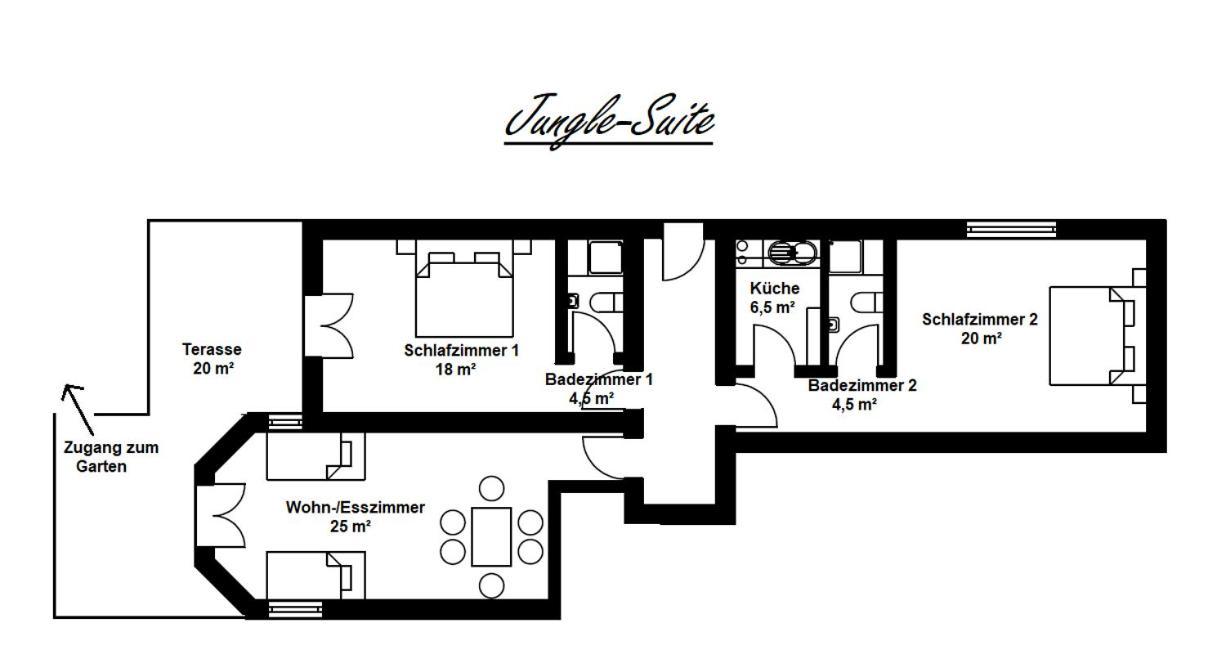 Apartamento Rosenschloesschen Landkern Exterior foto